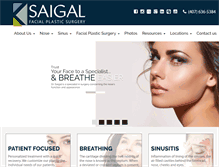 Tablet Screenshot of drsaigal.com